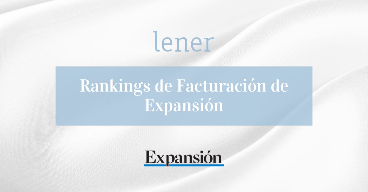 Lener in the Ranking of Expansion Law Firms 2023