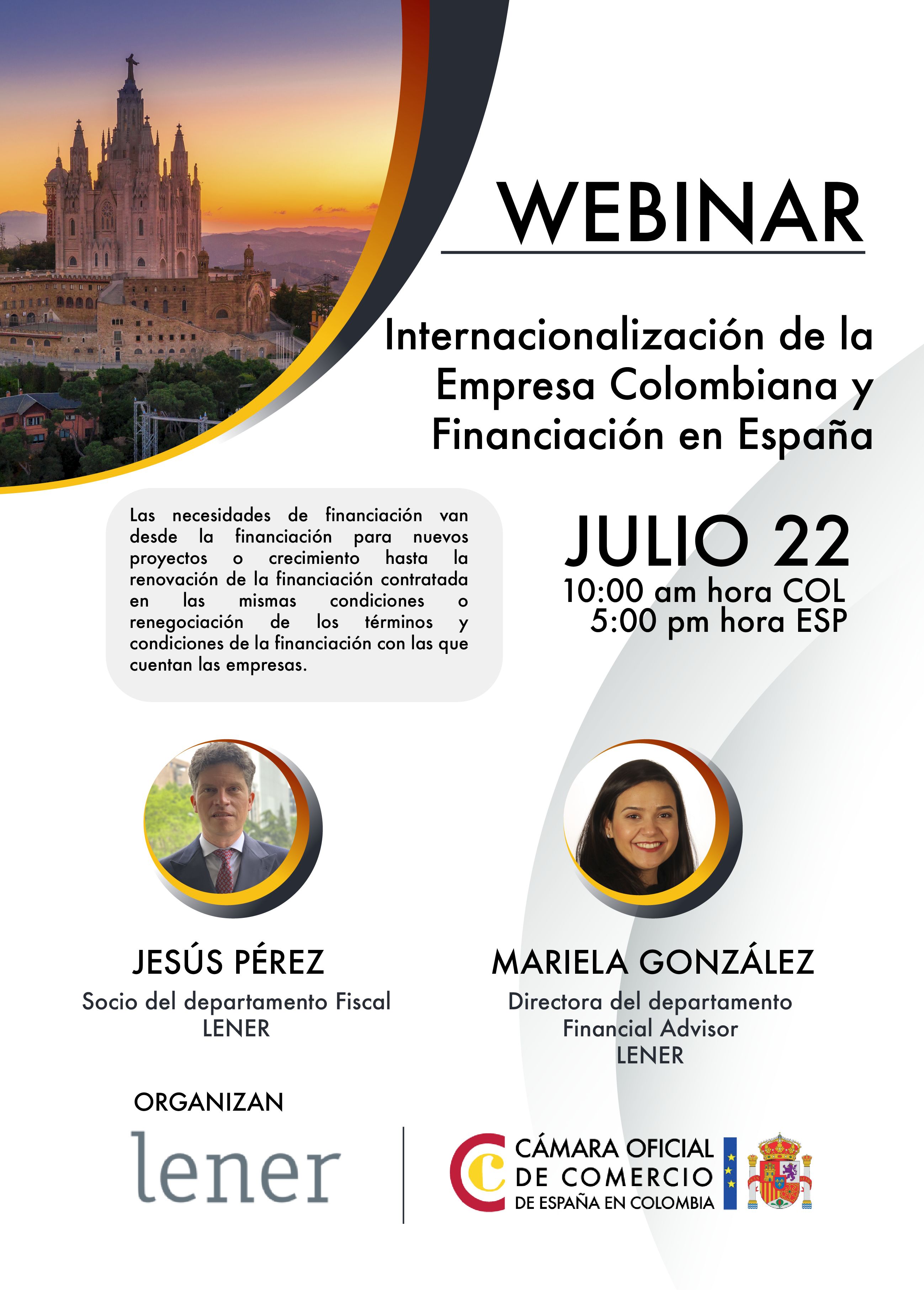Internationalization of the Colombian Company and Financing in Spain