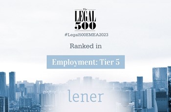 Lener, recognized in the EMEA 2023 rankings from The Legal 500